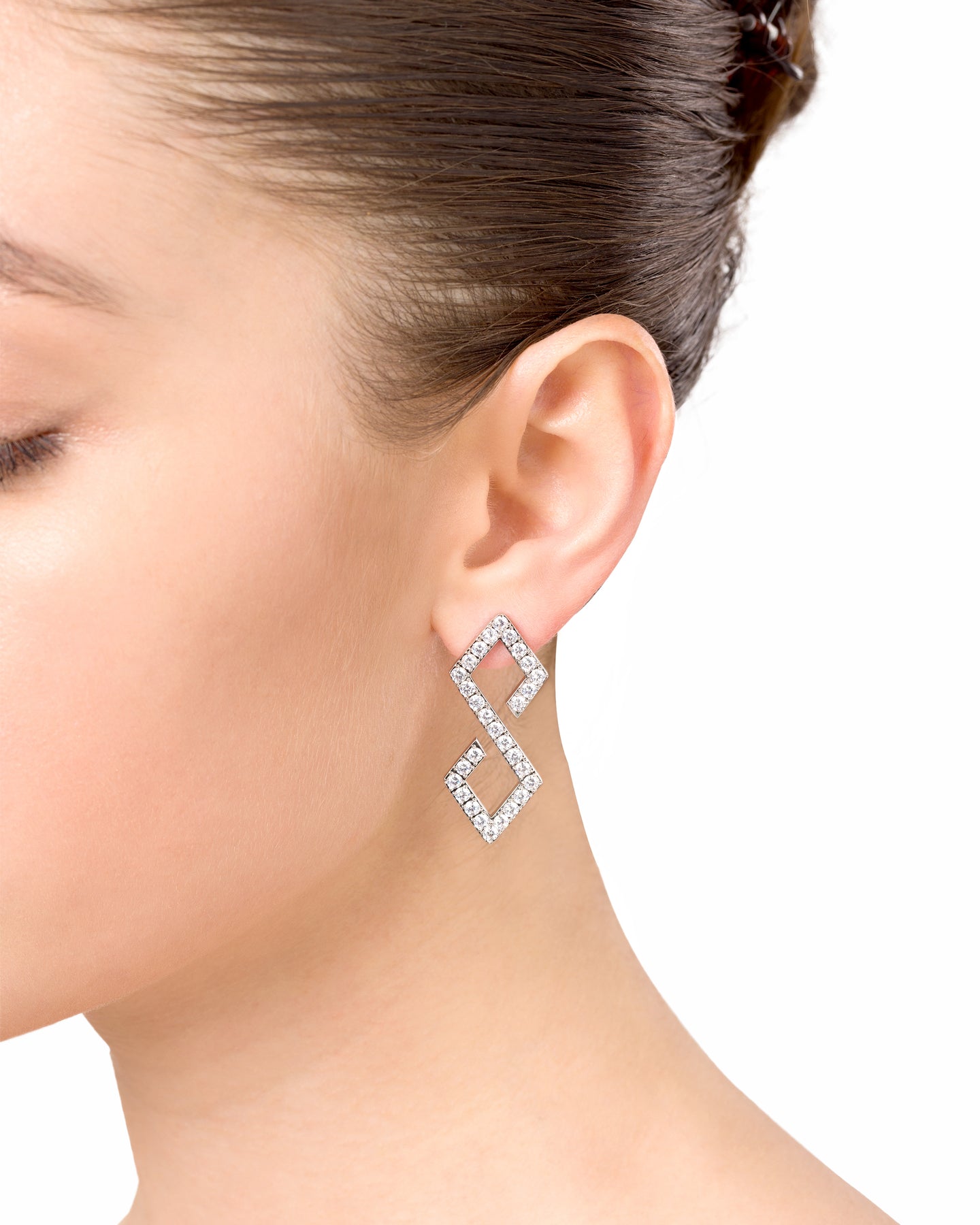 Bond Silver Jeweled - 40MM - KAREN WAZEN